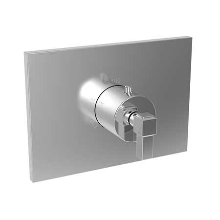 Newport Brass 3/4" Square Thermostatic Trim Plate With Handle in Antique Nickel 3-3144TS-15A